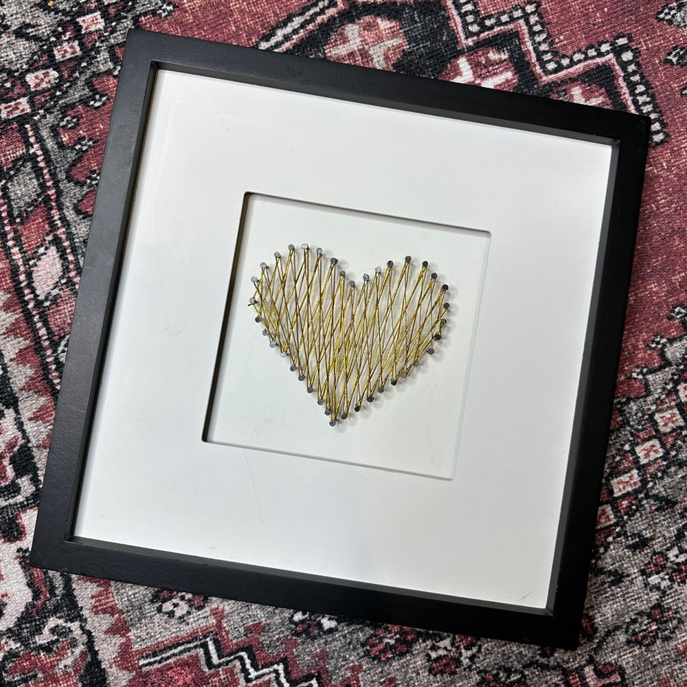 Heart wall decor